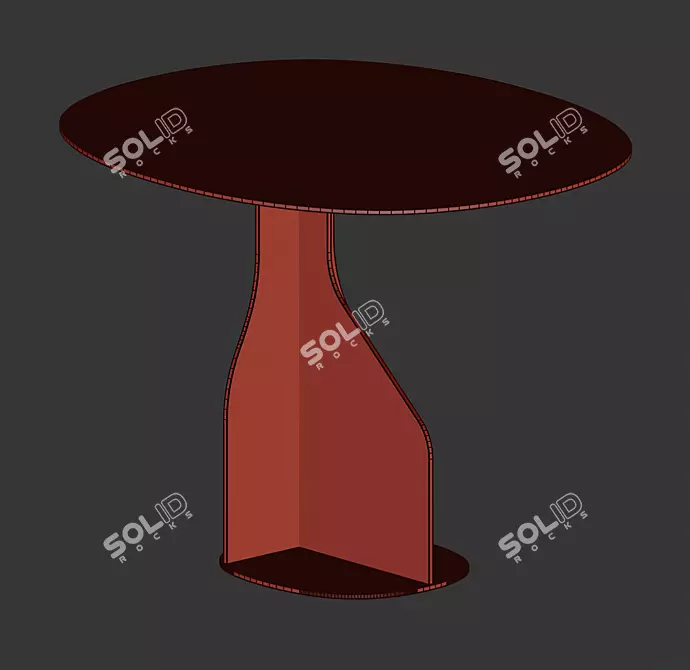 Elegant Plane M Coffee Table 3D model image 1