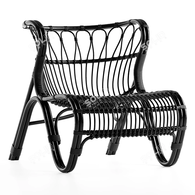 Elegant Saint Kitts Chair, Modern 3D model image 3