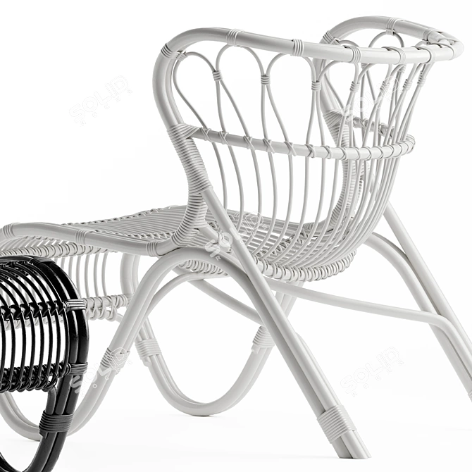 Elegant Saint Kitts Chair, Modern 3D model image 4