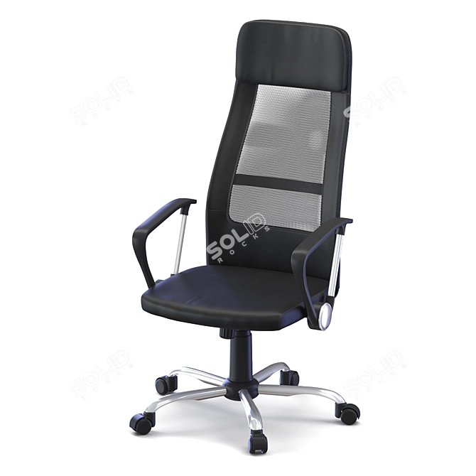 ErgoTech Office Chair Model 3D model image 2