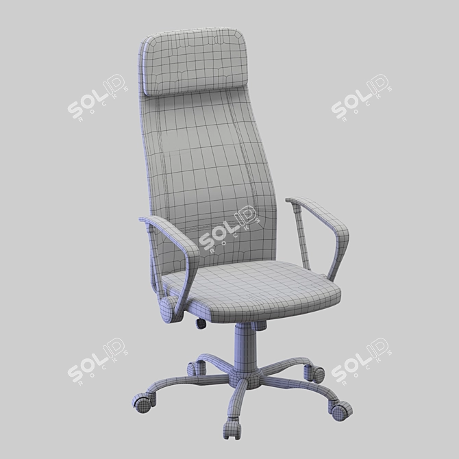 ErgoTech Office Chair Model 3D model image 7