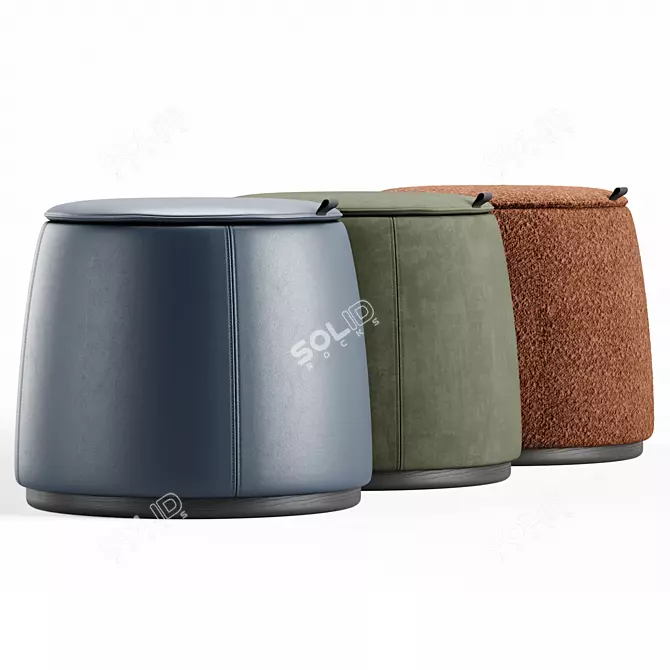 AVERY Round Poufs - Domkapa Vol.2 3D model image 2