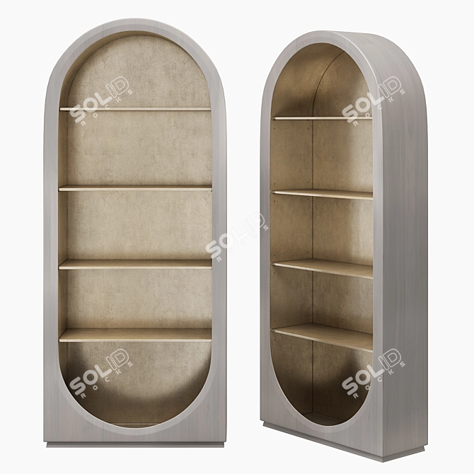 Baker Camillo Elegant Etagere 3D model image 1