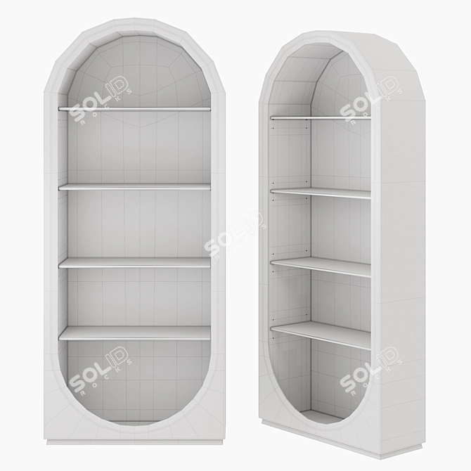 Baker Camillo Elegant Etagere 3D model image 2
