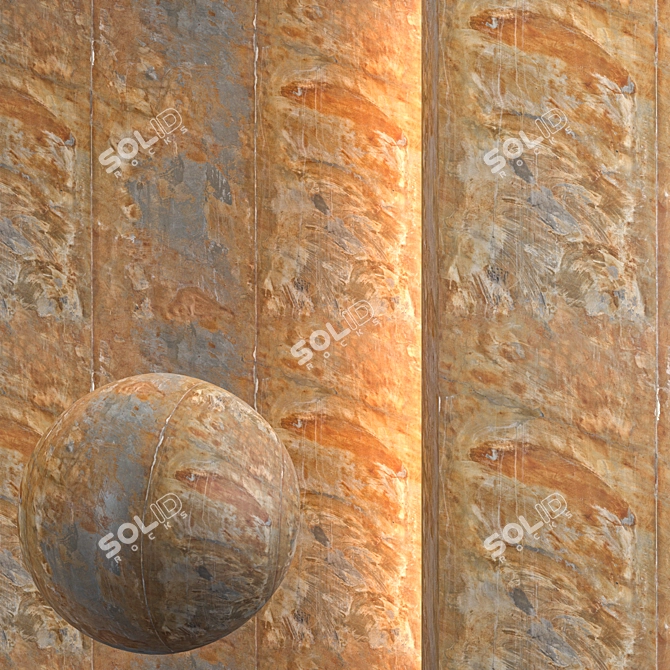 Seamless Metal Texture Bundle 3D model image 1