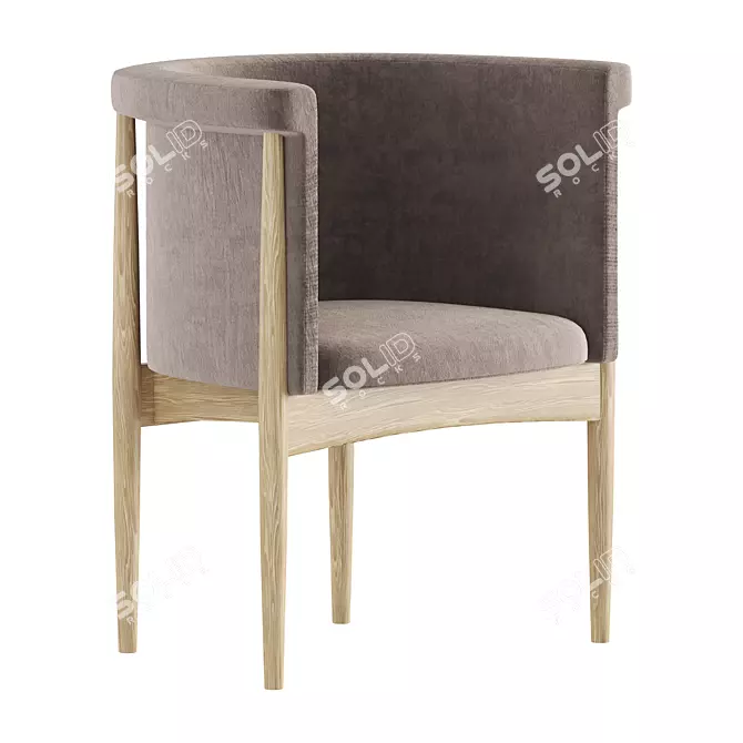 Modern Stool Design "Jona 3D model image 2