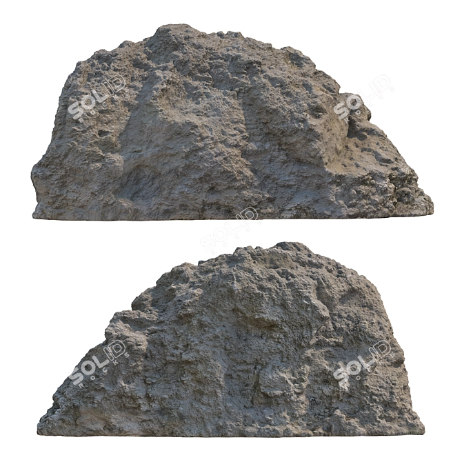 Landscaping Stone Pack with Realistic Textures 3D model image 3