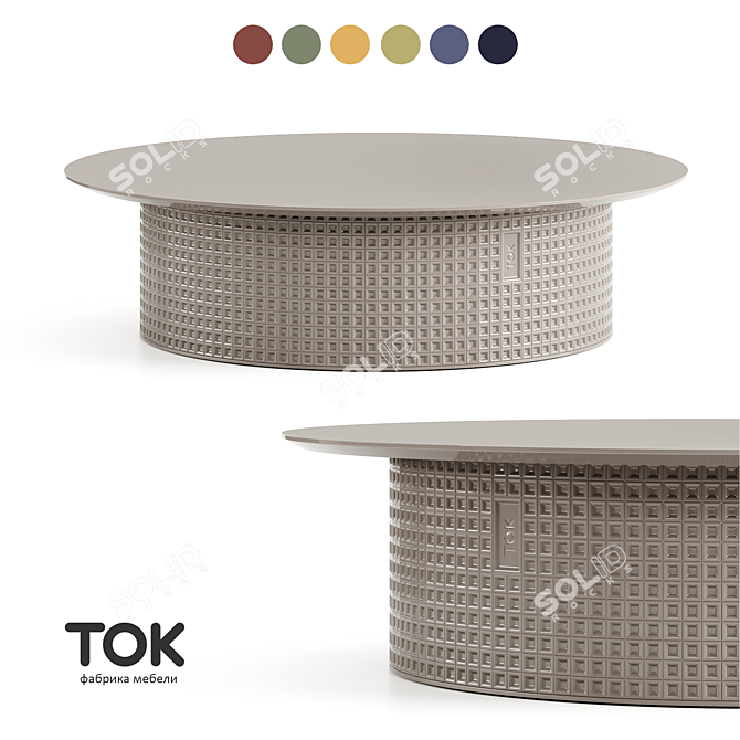 Klinker Series Designer Tables 3D model image 1