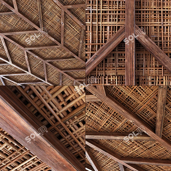 Elegant Polygonal Decor Set 3D model image 1