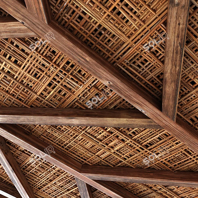 Elegant Polygonal Decor Set 3D model image 3