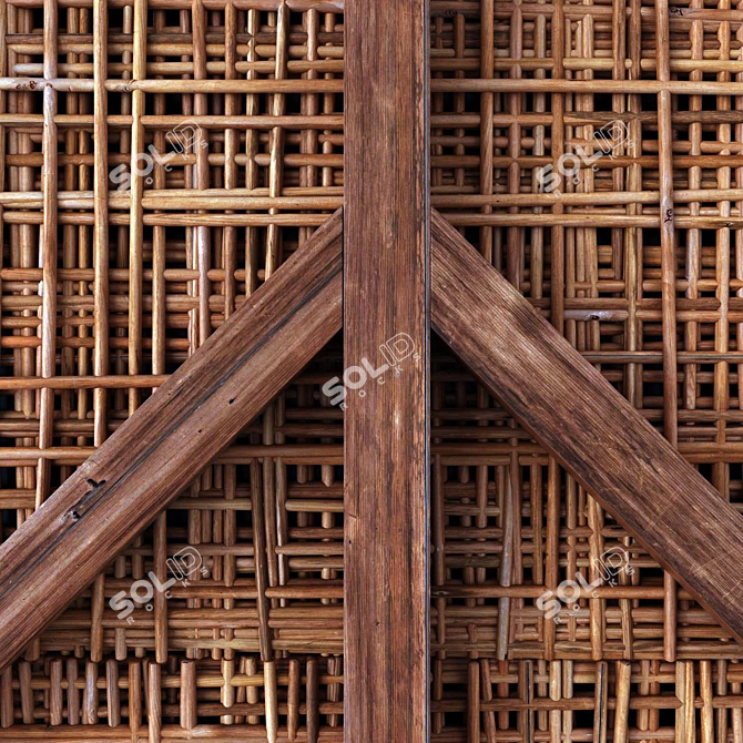 Elegant Polygonal Decor Set 3D model image 4