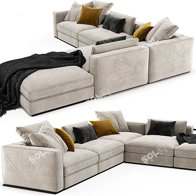  Flexform Beauty Sofa 3D Model 3D model image 2