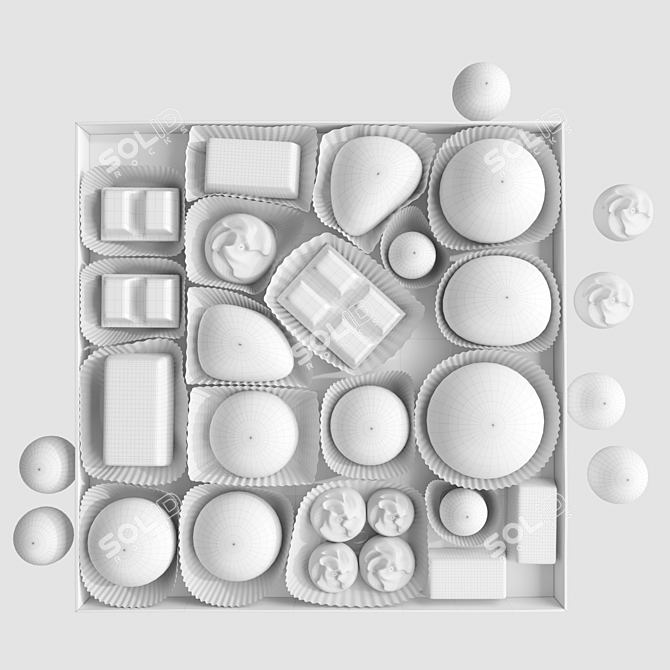 Sweet Box 3D Models Bundle 3D model image 2