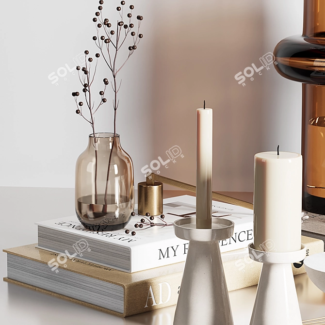 Elegance Collection: 3D Decor Set 3D model image 3