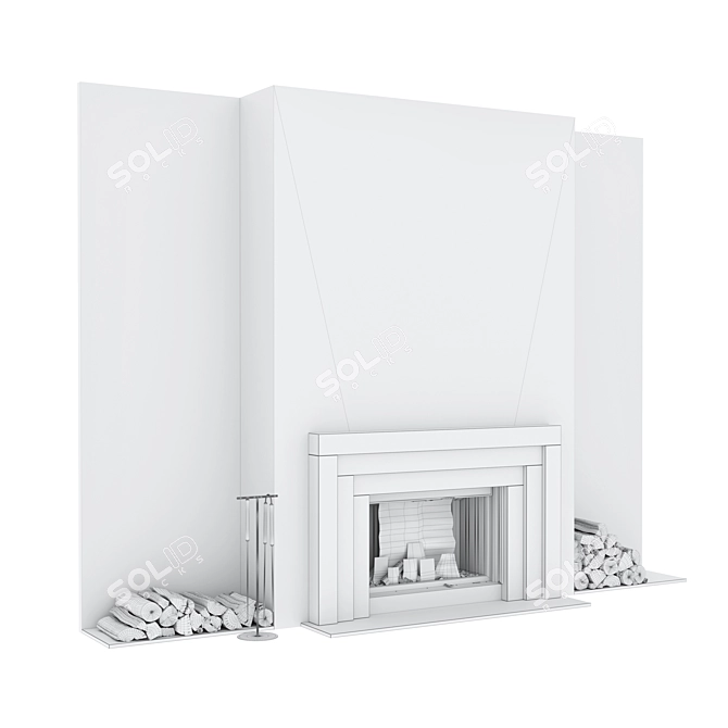 Romotop IMPRESSION 2G Fireplace Wall 3D model image 7