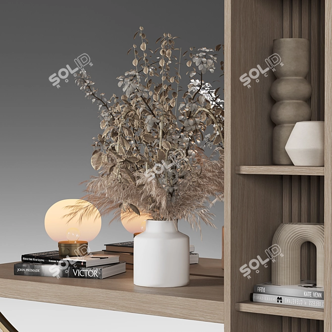 Modern Hallway Storage Set 176 3D model image 3