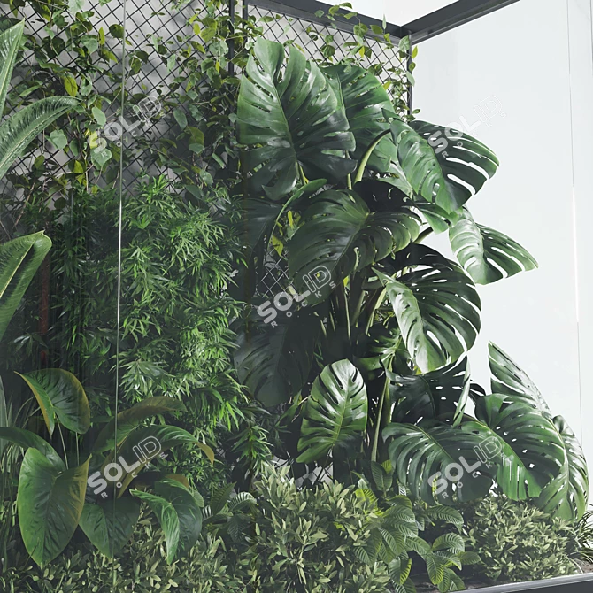 Green Haven Glass Indoor Garden 3D model image 3