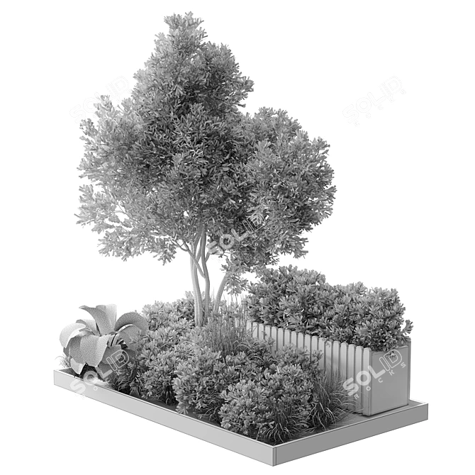 Outdoor Garden Plants Box Set 3D model image 4