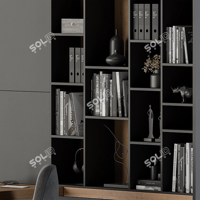 Modern Office Furniture Set 3D model image 4