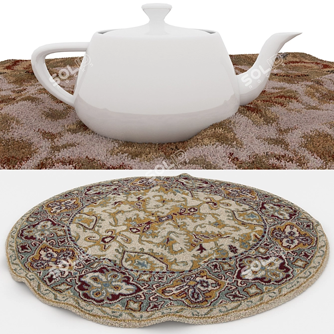 Versatile Rug Set for 3D 3D model image 4