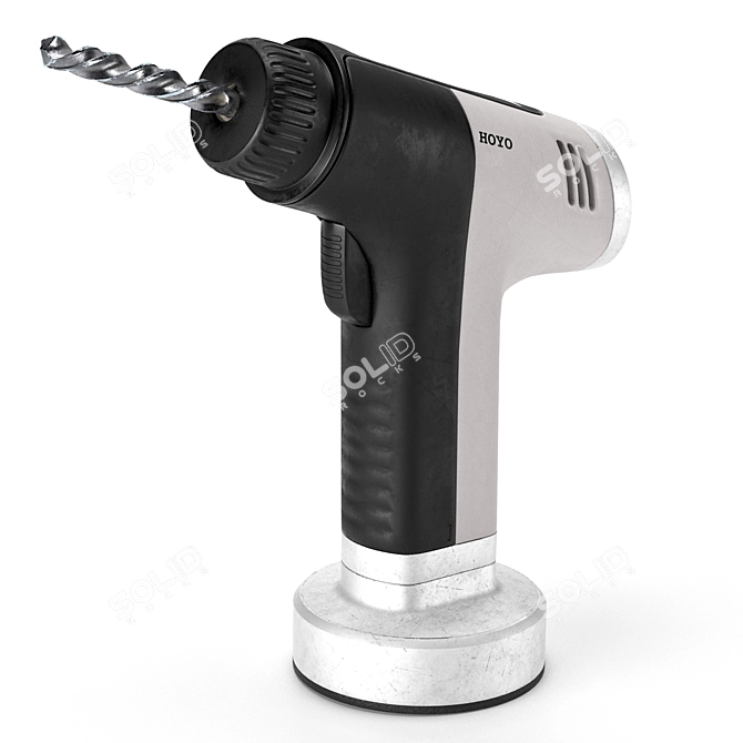 Topological Cordless Drill | 4KTextures 3D model image 3