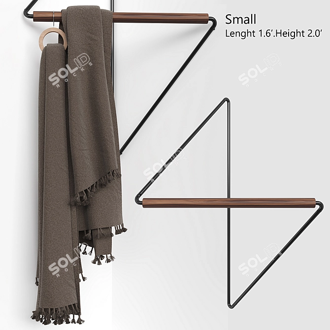 Creative Wall Hanger Set 3D model image 2