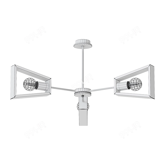 "Clotilde Ceiling Chandelier Seven Lights 3D model image 4