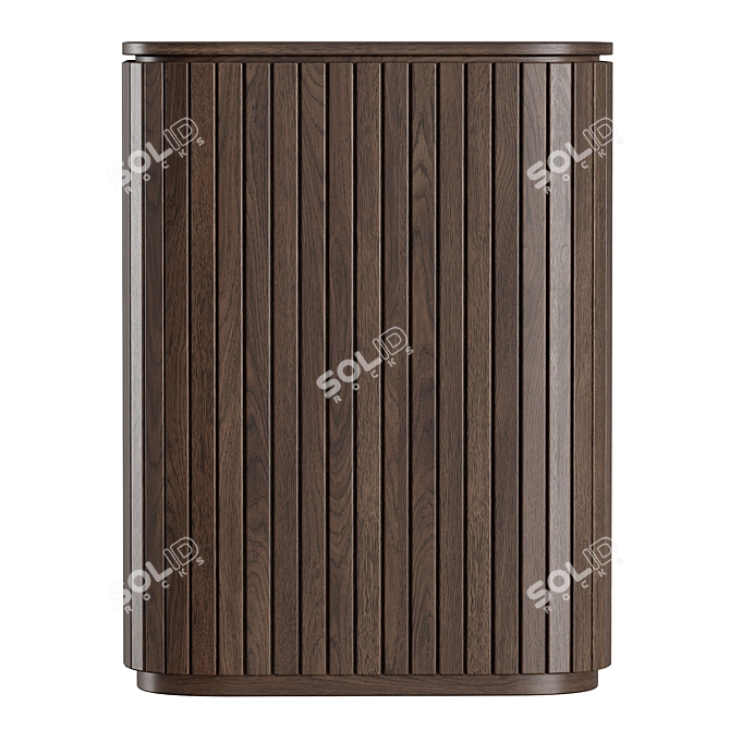 Modern Oak Coffee Table by Dantone Home 3D model image 2