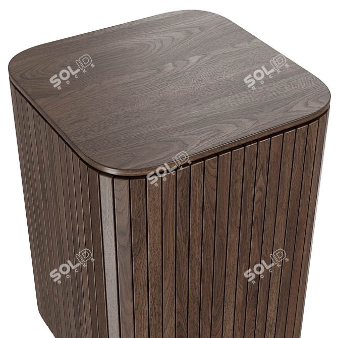 Modern Oak Coffee Table by Dantone Home 3D model image 3