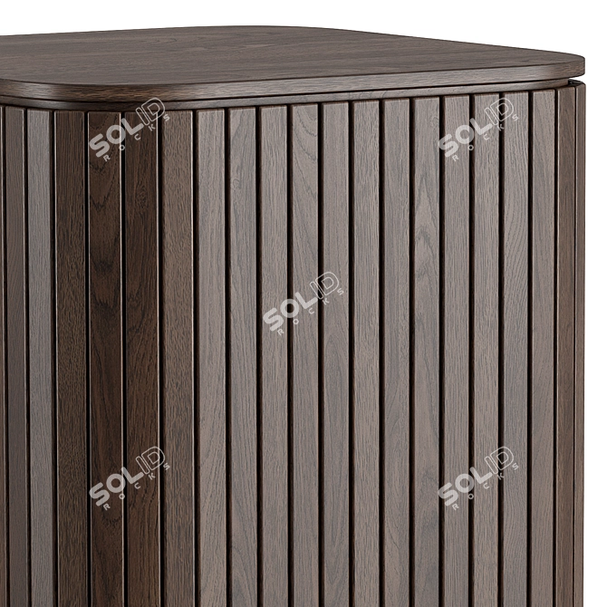 Modern Oak Coffee Table by Dantone Home 3D model image 4