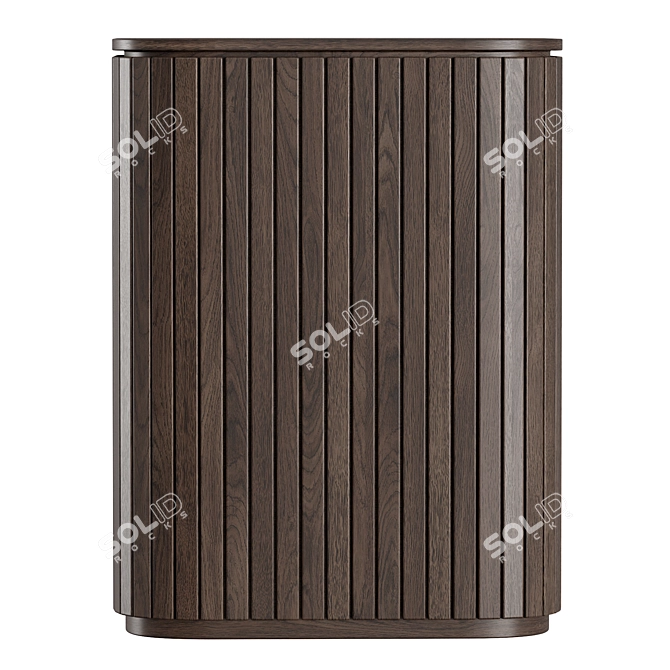 Modern Oak Coffee Table by Dantone Home 3D model image 7