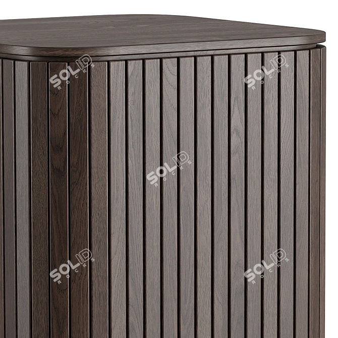 Modern Oak Coffee Table by Dantone Home 3D model image 9