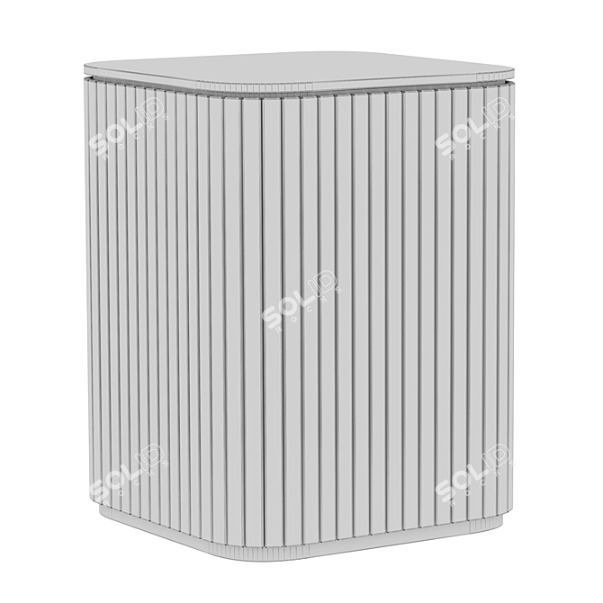 Modern Oak Coffee Table by Dantone Home 3D model image 10