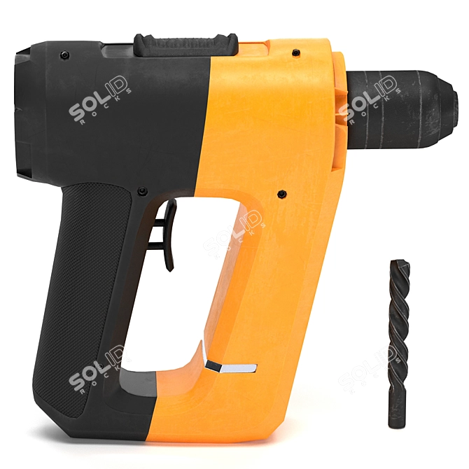 High-Fidelity Power Drill	Model 3D model image 1