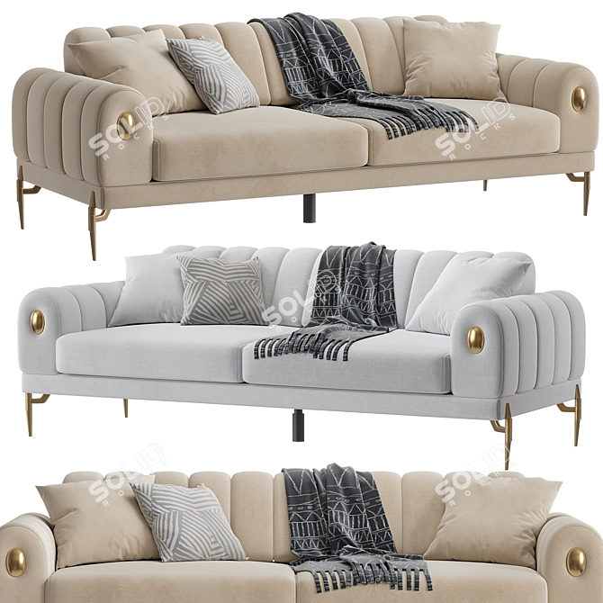 2014 Aris Koltuk Takımı Sofa 3D model image 1