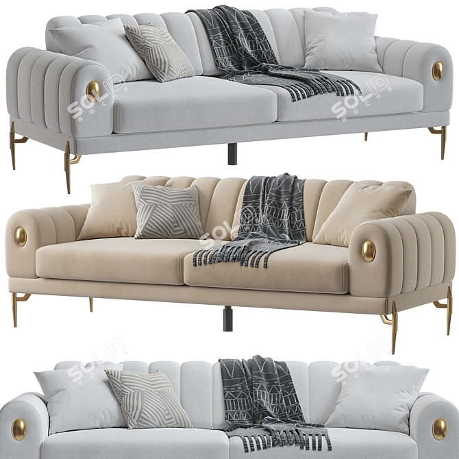 2014 Aris Koltuk Takımı Sofa 3D model image 2