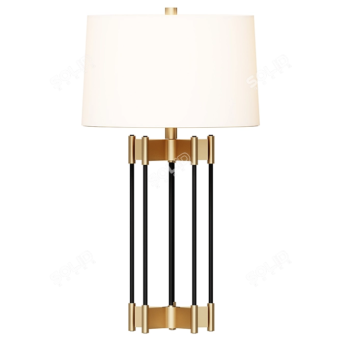 Modern Desk Light Fixture 3D model image 1