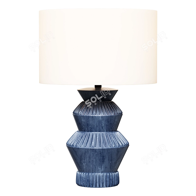 Ogden Lamp: Elegant Table Fixture 3D model image 1