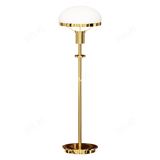 Elegant Othello Table Lamp 3D model image 1