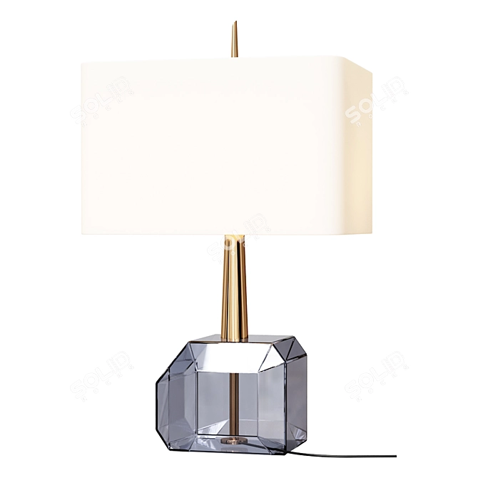 Modern Table Lamp - Light Fixture 3D model image 1