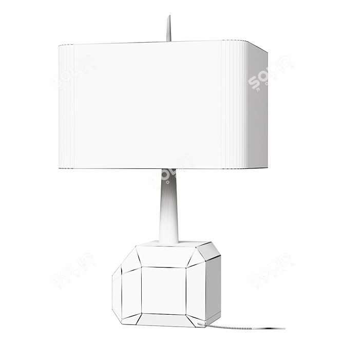 Modern Table Lamp - Light Fixture 3D model image 2