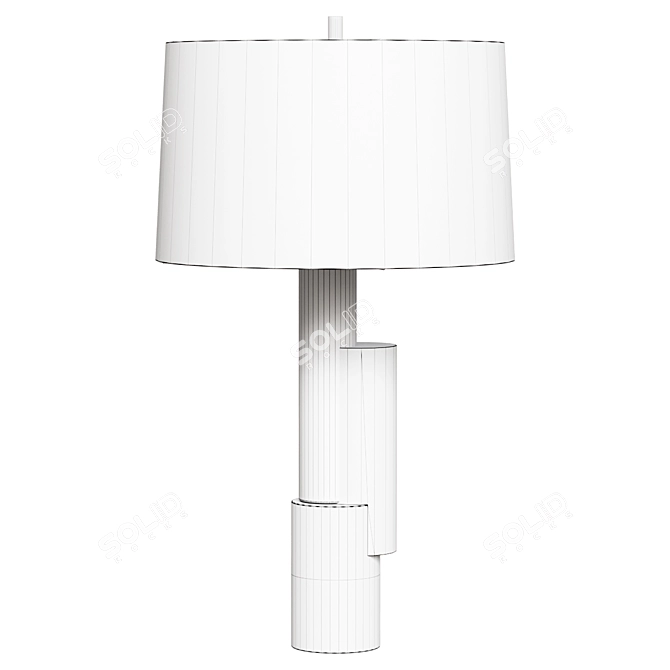 Modern Desk Lamp 3D model image 2