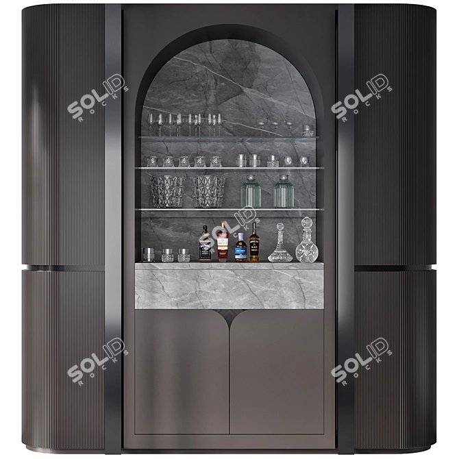 Corona Vray Wardrobe FBX 3D Model 3D model image 1