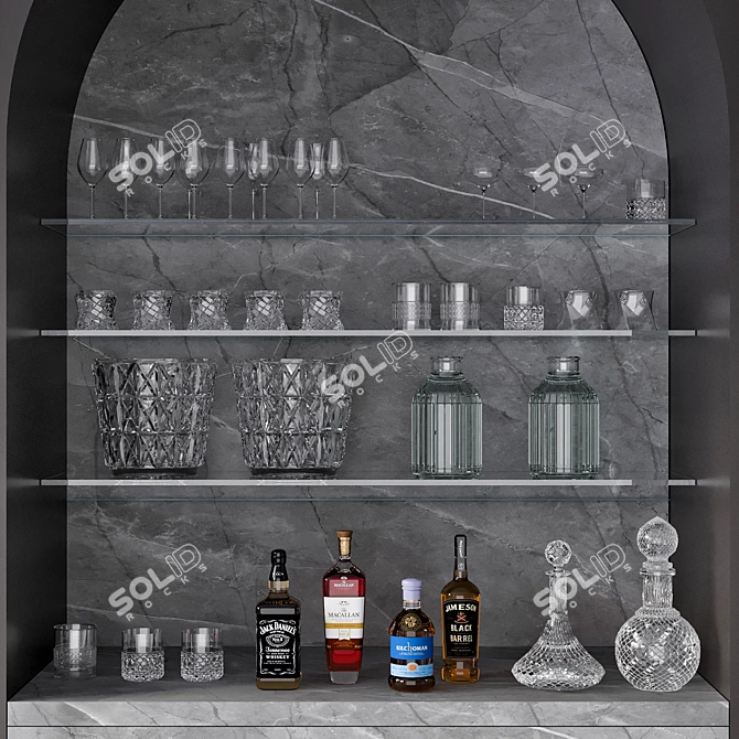 Corona Vray Wardrobe FBX 3D Model 3D model image 4