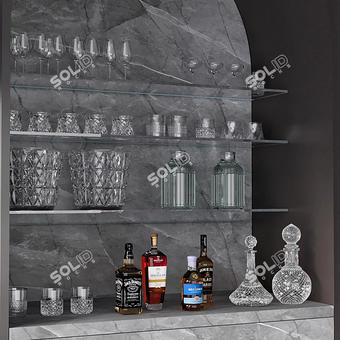 Corona Vray Wardrobe FBX 3D Model 3D model image 5