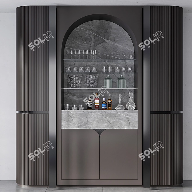 Corona Vray Wardrobe FBX 3D Model 3D model image 6