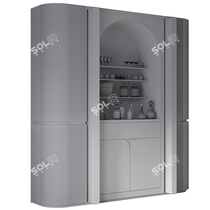 Corona Vray Wardrobe FBX 3D Model 3D model image 7