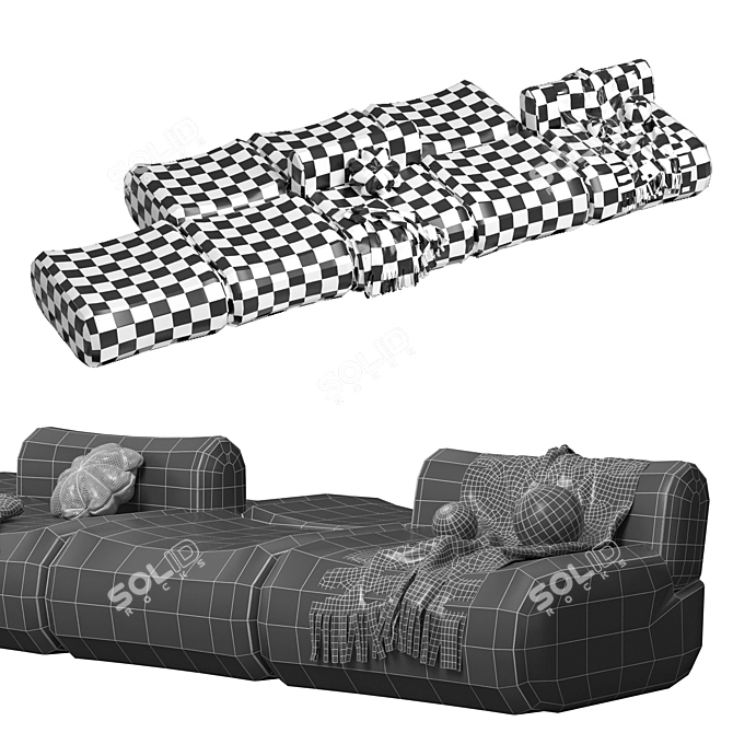 Modern Modular Sofa Set - Jardan Design 3D model image 3