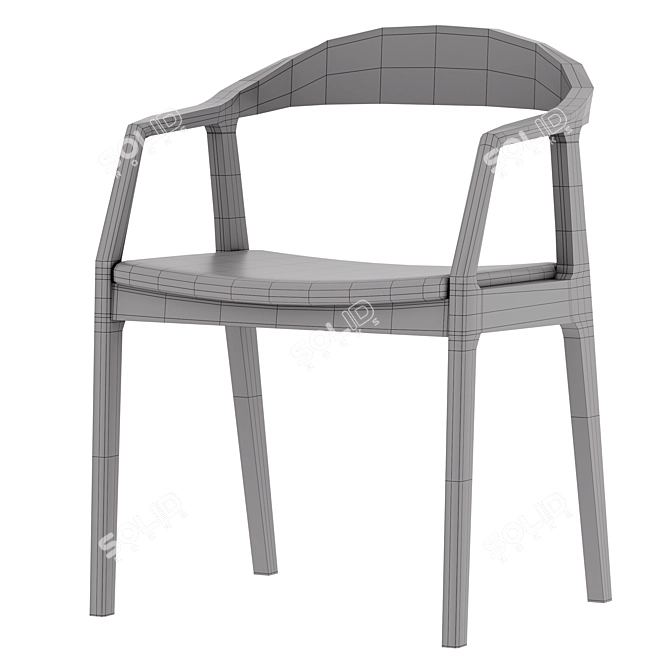 Sapporo Upholstered Chair, DeepHouse 3D model image 5