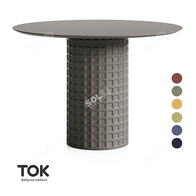 Modern Clinker Dining Tables Transformation 3D model image 1